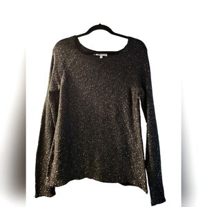 Jennifer Lopez Sweater L Blk sequins